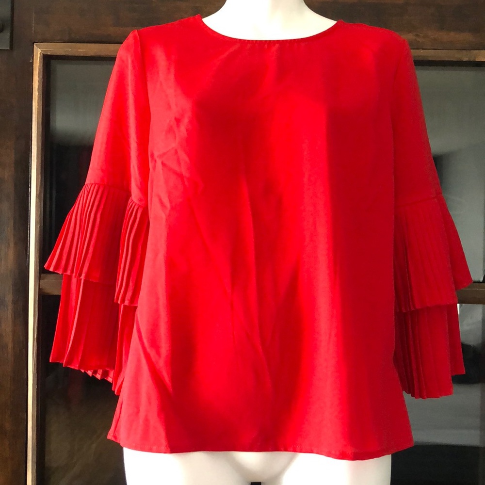 Plumberry Red 3/4 sleeve Top